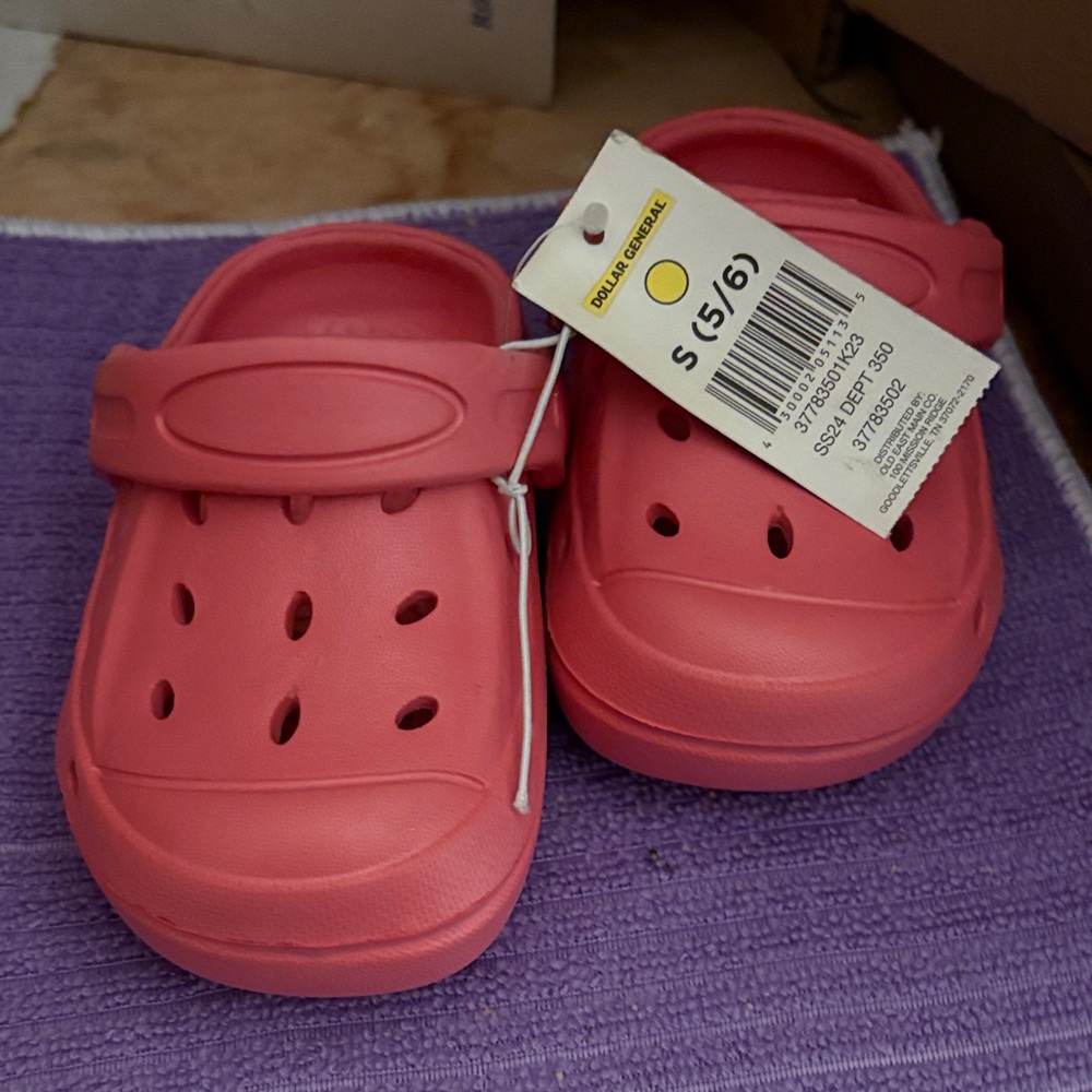 Kids Pink Clogs